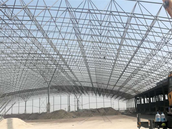 鸡西钢厂料仓网架工程